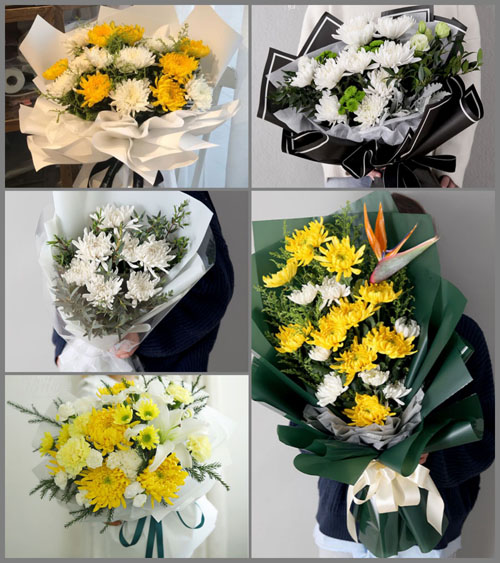 江苏镇江丹徒区宜城街道白事花束代送